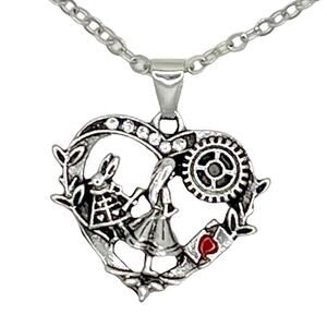 Necklace Pendant Alice in Wonderland Adjustable 12 inch Pendant Necklace